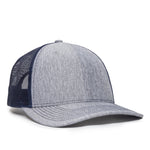 One Size LN Heathered Grey/Navy Outdoor Cap OC771V 