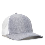 One Size LN Heathered Grey/White Outdoor Cap OC771V 
