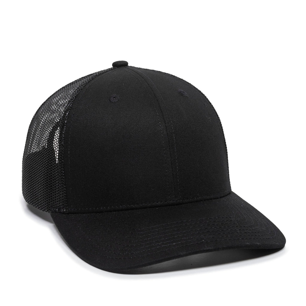 One Size Black/Black Outdoor Cap OC771 