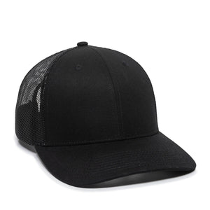 One Size Black/Black Outdoor Cap OC771 