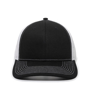 One Size Black/White Outdoor Cap OC771 