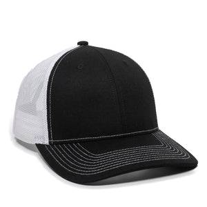 One Size Black/White Outdoor Cap OC771 