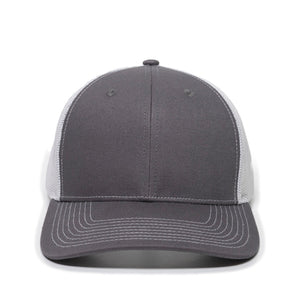 One Size Charcoal/White Outdoor Cap OC771 