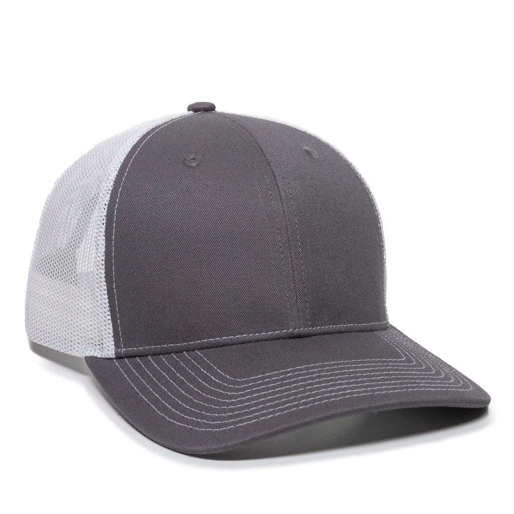 One Size Charcoal/White Outdoor Cap OC771 