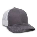 One Size Charcoal/White Outdoor Cap OC771 