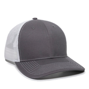 One Size Charcoal/White Outdoor Cap OC771 
