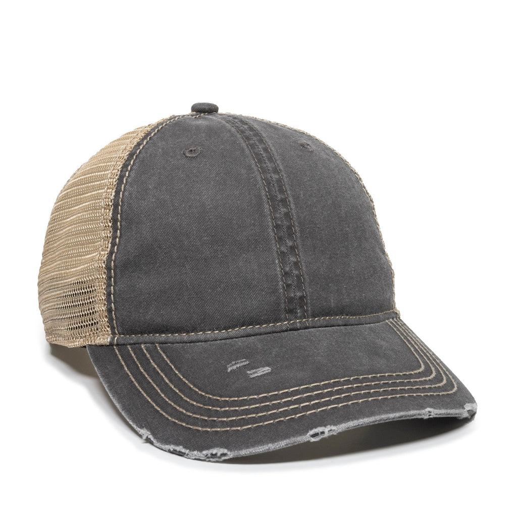 One Size Black/Tea Stain Outdoor Cap OC801 