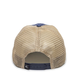 One Size Navy/Tea Stain Outdoor Cap OC801 