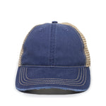 One Size Navy/Tea Stain Outdoor Cap OC801 