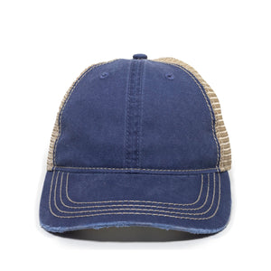 One Size Navy/Tea Stain Outdoor Cap OC801 