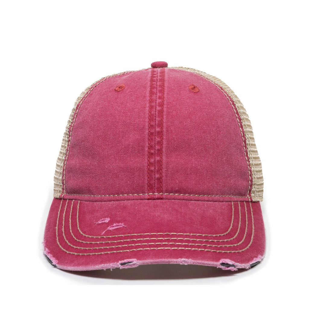 One Size Ruby/Tea Stain Outdoor Cap OC801 