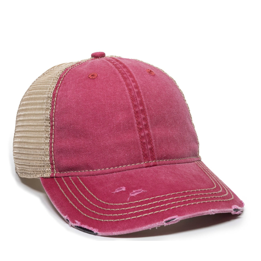 One Size Ruby/Tea Stain Outdoor Cap OC801 