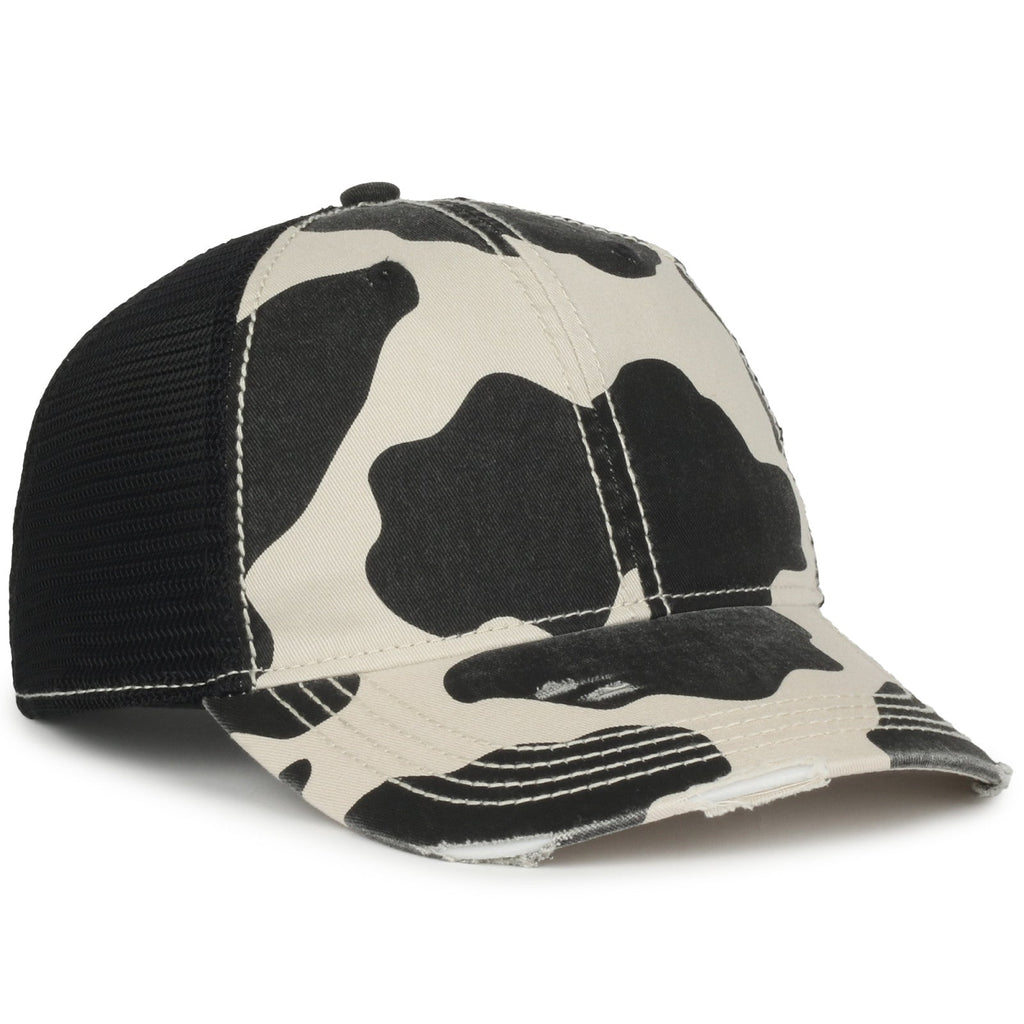 One Size Holstein/Black Outdoor Cap OC801P 