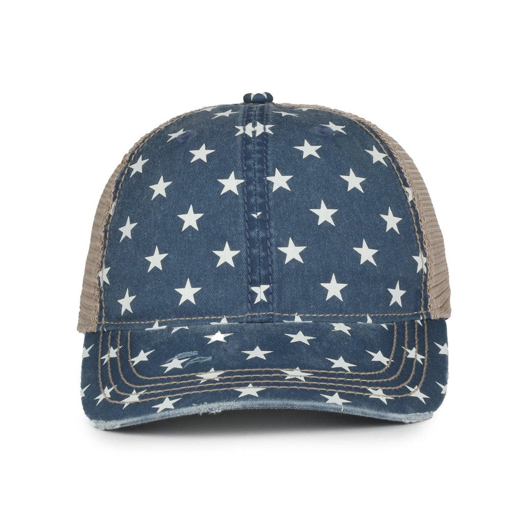 One Size Stars/Tea Stain Outdoor Cap OC801P 
