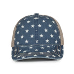 One Size Stars/Tea Stain Outdoor Cap OC801P 