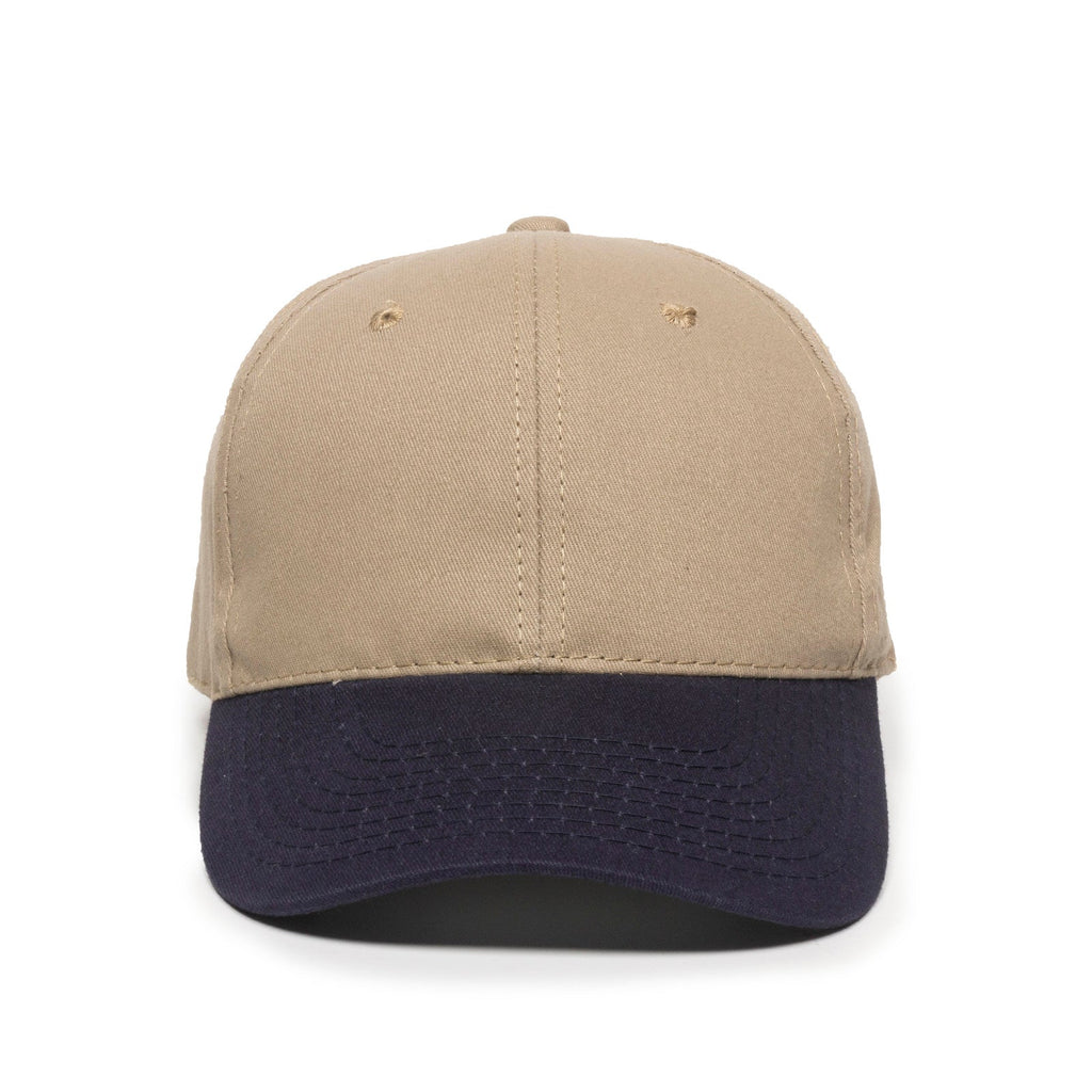 One Size Khaki/Navy Outdoor Cap BCT-600 