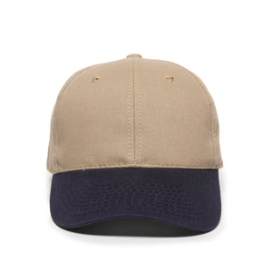 One Size Khaki/Navy Outdoor Cap BCT-600 
