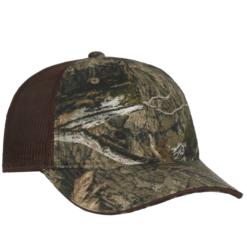 One Size Mossy Oak® Country DNA®/Brown Outdoor Cap CGWM-301 