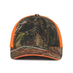 One Size Mossy Oak® Country DNA®/Neon Orange Outdoor Cap CGWM-301 