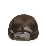 One Size Mossy Oak® Original Bottomland®/Brown Outdoor Cap CGWM-301 