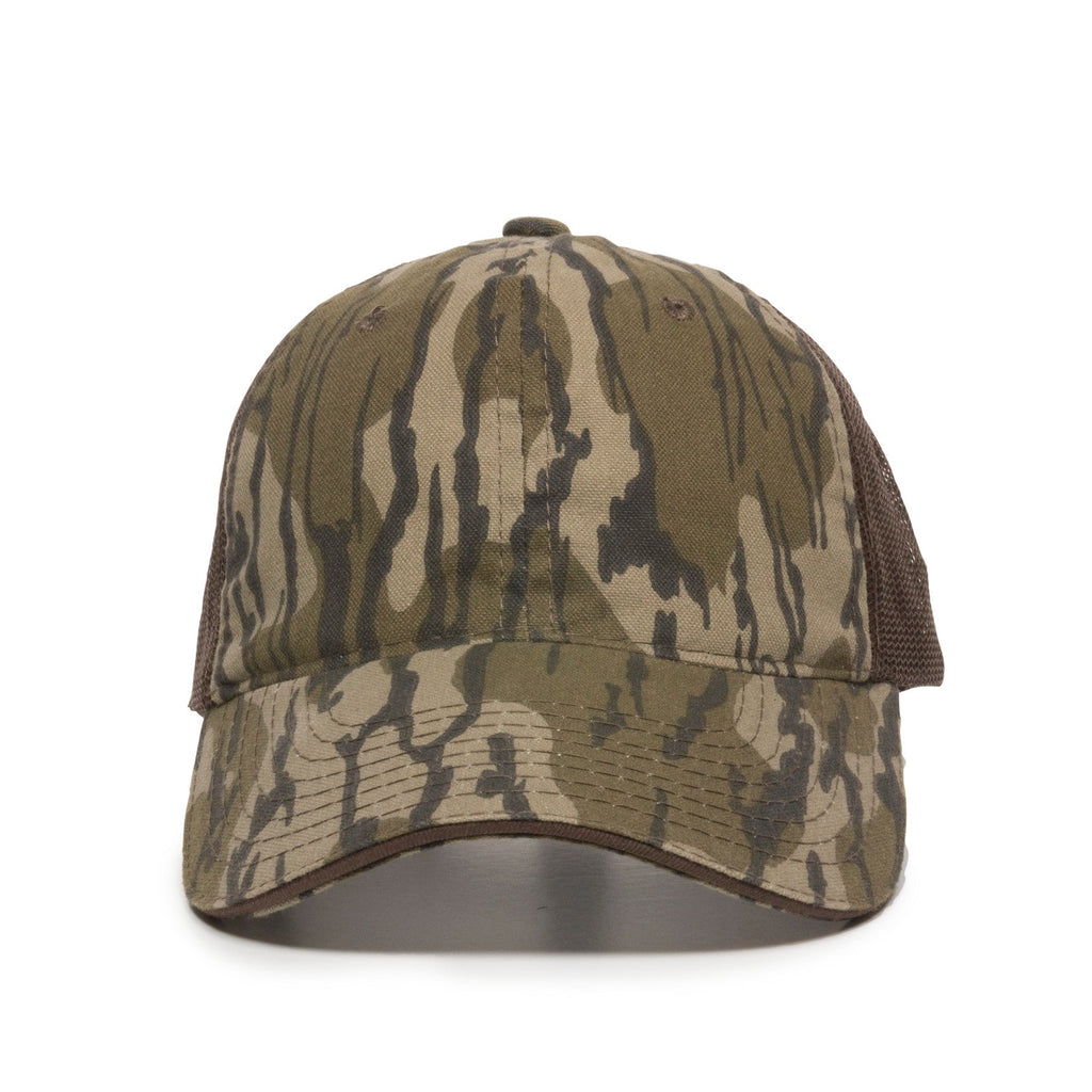 One Size Mossy Oak® Original Bottomland®/Brown Outdoor Cap CGWM-301 