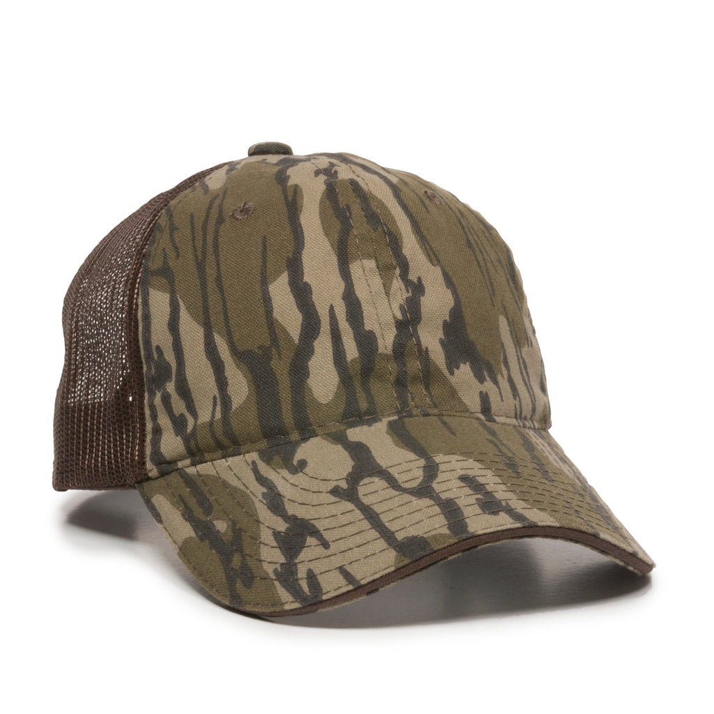 One Size Mossy Oak® Original Bottomland®/Brown Outdoor Cap CGWM-301 