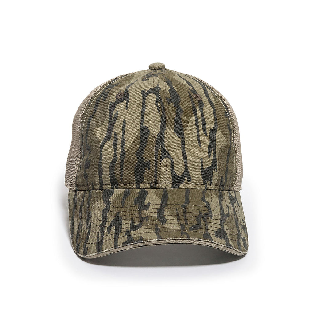 One Size Mossy Oak® Original Bottomland®/Khaki Outdoor Cap CGWM-301 