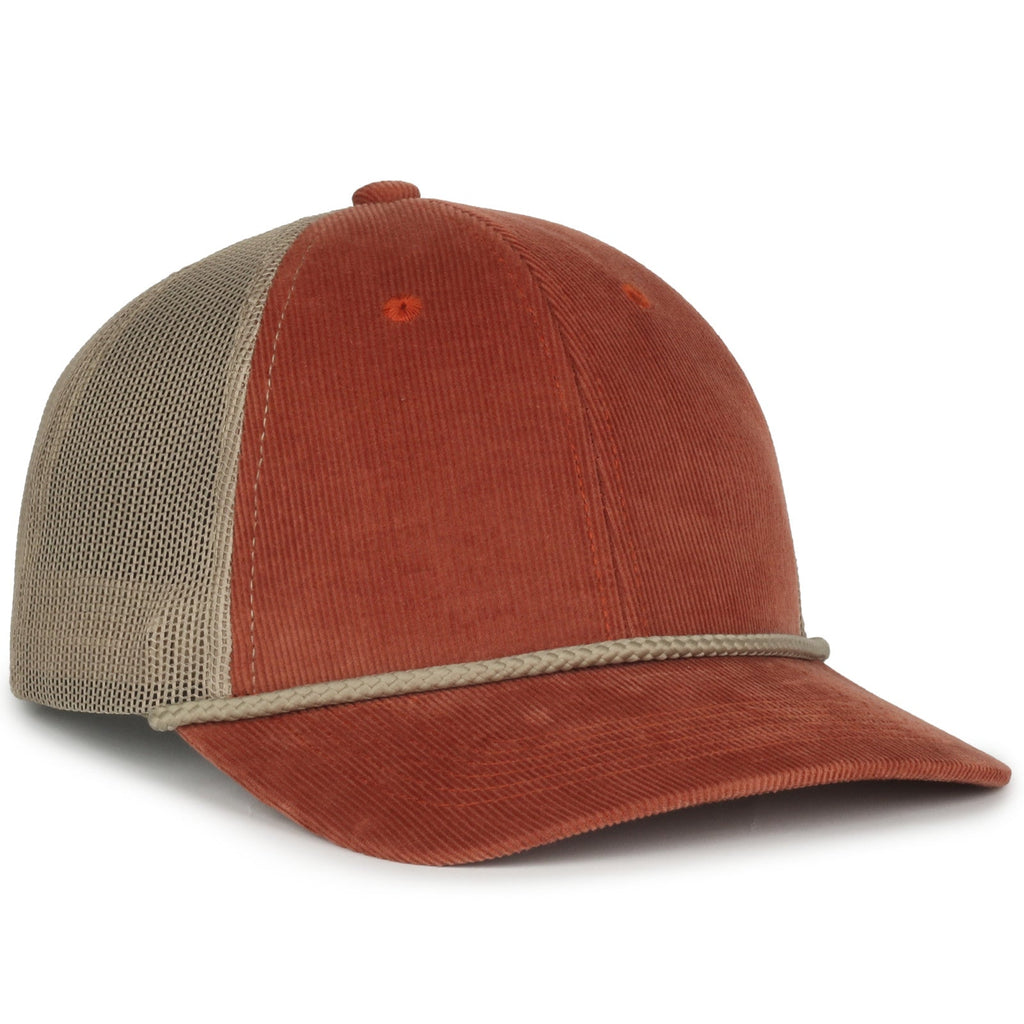 One Size Burnt Orange/Khaki Outdoor Cap OCCORDM 