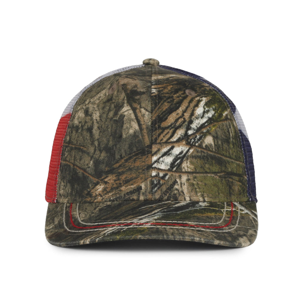 One Size Mossy Oak® Country DNA® /Texas Flag Outdoor Cap CWF-400M 