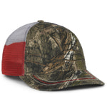 One Size Mossy Oak® Country DNA® /Texas Flag Outdoor Cap CWF-400M