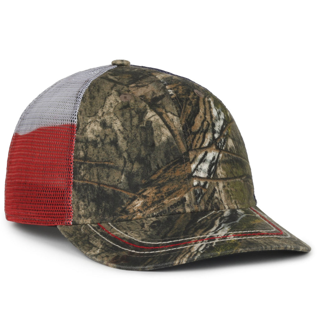 One Size Mossy Oak® Country DNA® /Texas Flag Outdoor Cap CWF-400M 