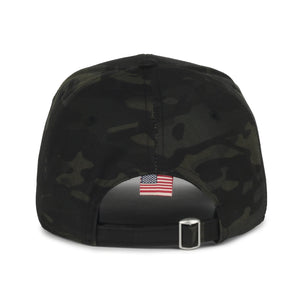 One Size Multicam® Black/USA Outdoor Cap CWF-405 