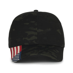 One Size Multicam® Black/USA Outdoor Cap CWF-405 