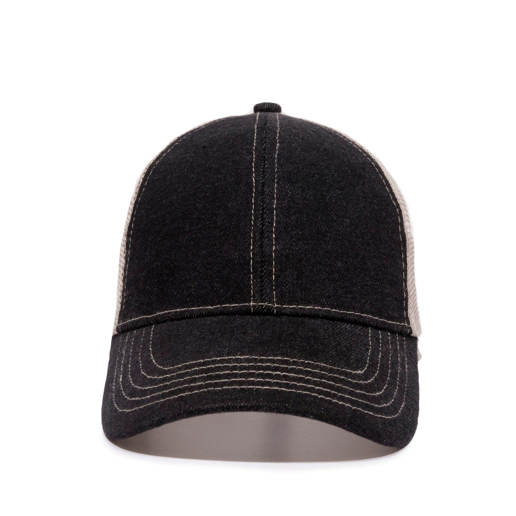 One Size Black Denim/Putty Outdoor Cap DN-200M 