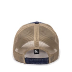 One Size Blue Denim/Khaki Outdoor Cap DN-200M 