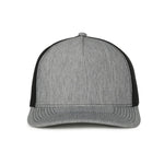 One Size LN Heathered Grey/Black Outdoor Cap FFA-571 