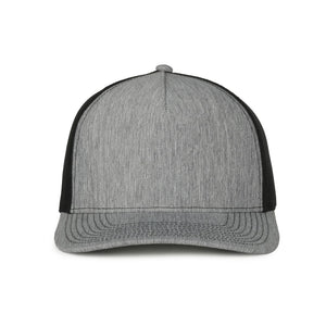 One Size LN Heathered Grey/Black Outdoor Cap FFA-571 