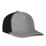 One Size LN Heathered Grey/Black Outdoor Cap FFA-571 