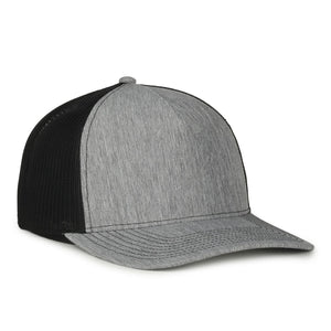 One Size LN Heathered Grey/Black Outdoor Cap FFA-571 