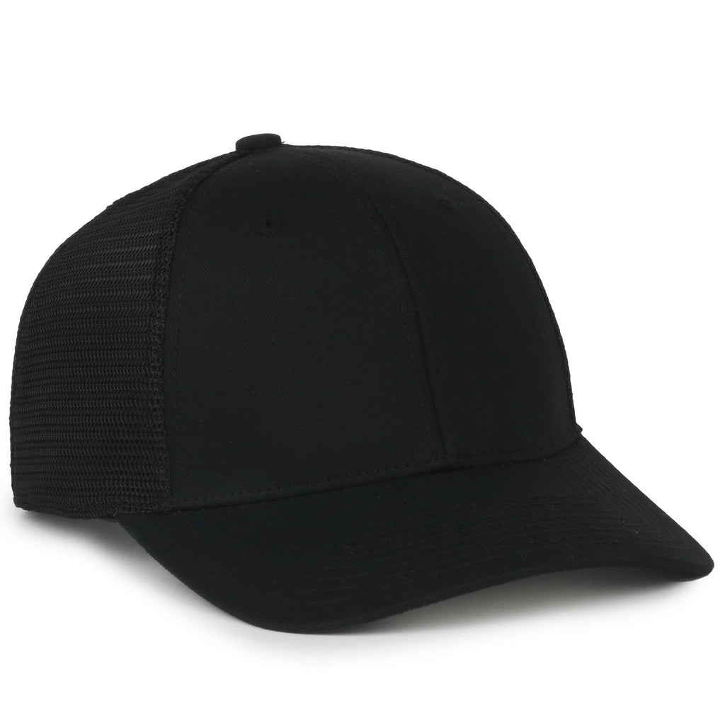 One Size Black/Black Outdoor Cap FLX672M 