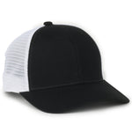 One Size Black/White Outdoor Cap FLX672M