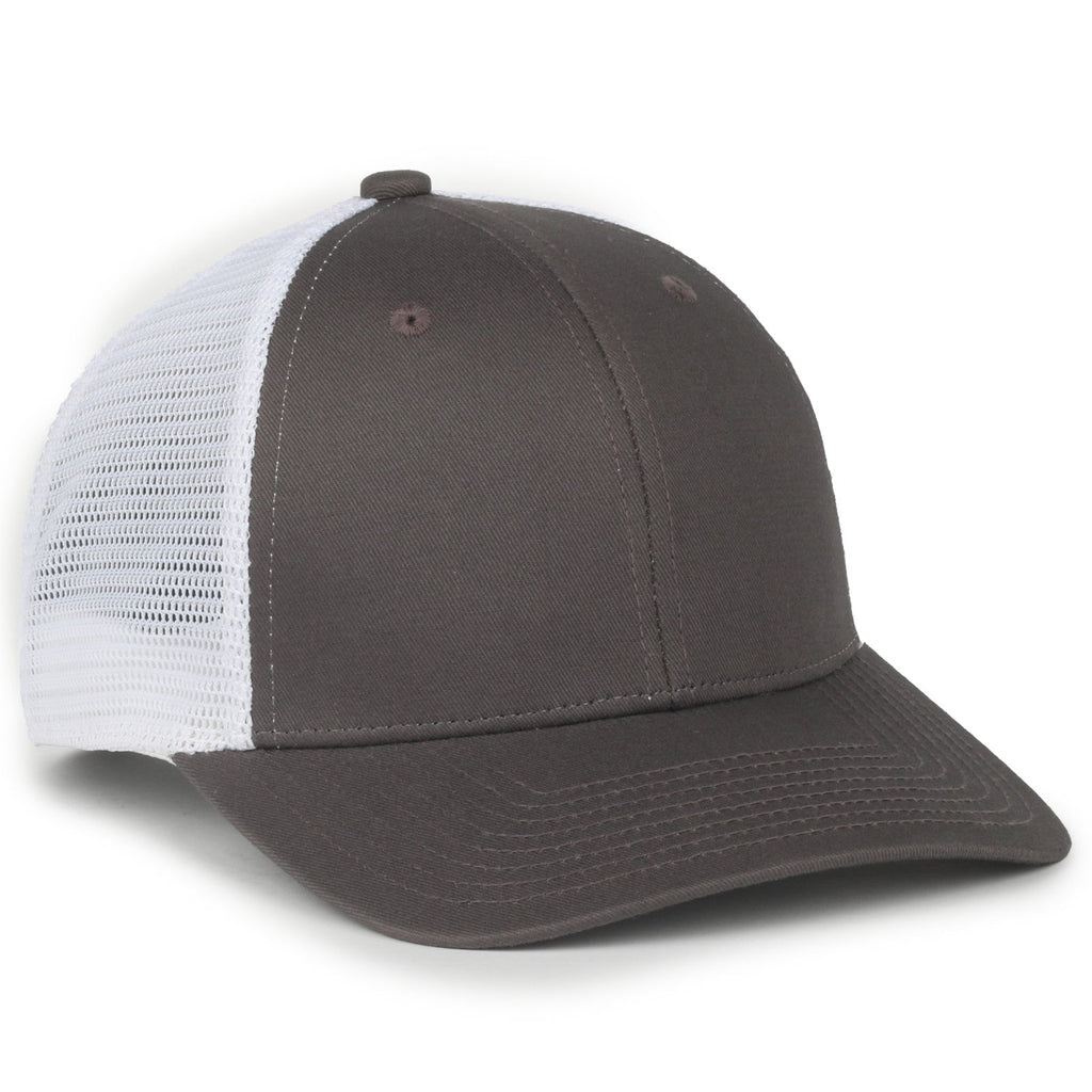 One Size Charcoal/White Outdoor Cap FLX672M 
