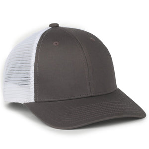 One Size Charcoal/White Outdoor Cap FLX672M 