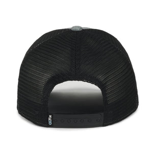 One Size Heathered Grey/Black Outdoor Cap FLX672M 