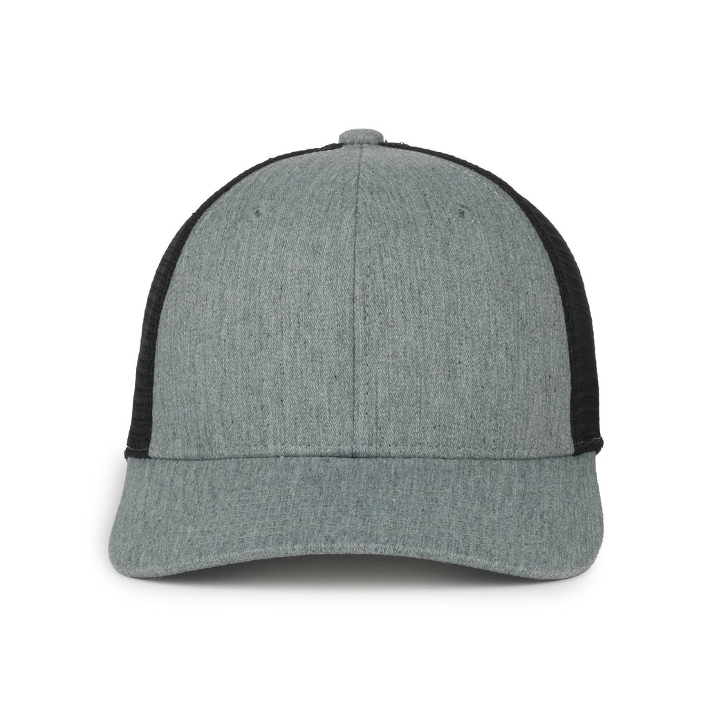 One Size Heathered Grey/Black Outdoor Cap FLX672M 