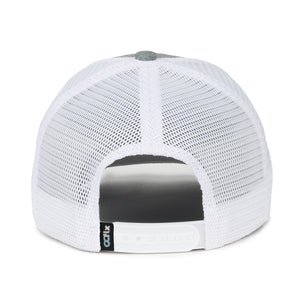 One Size Heathered Grey/White Outdoor Cap FLX672M 