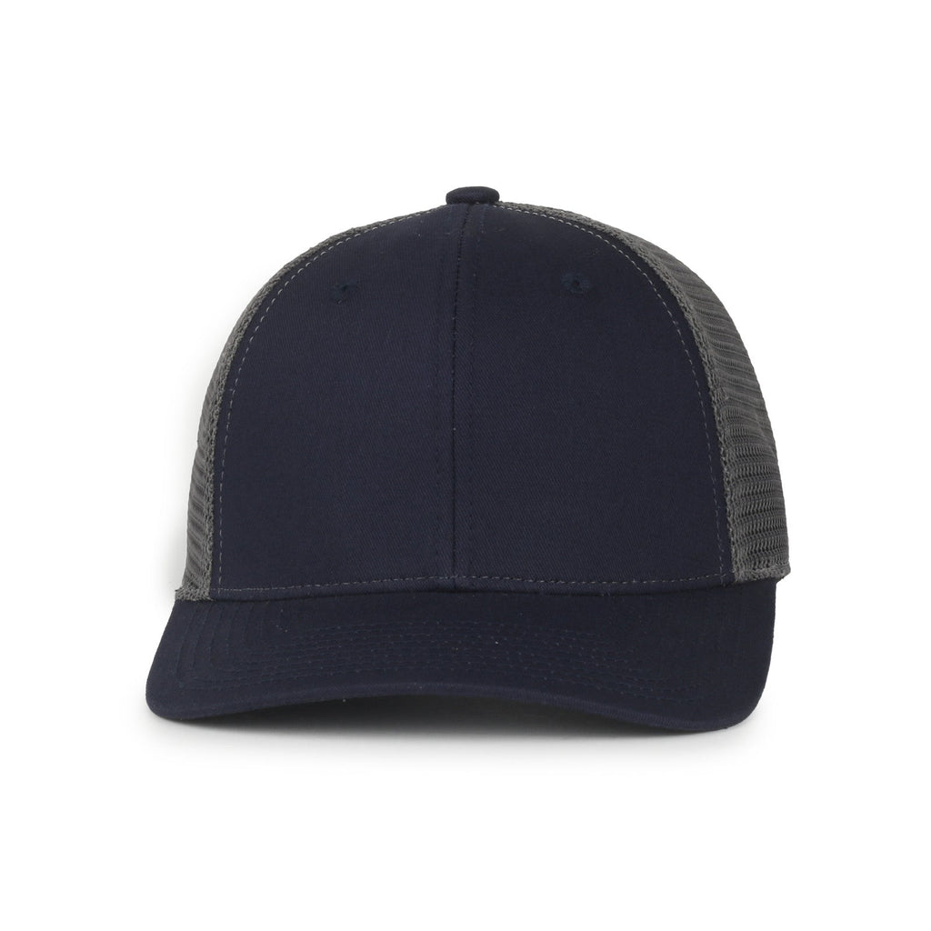 One Size Navy/Charcoal Outdoor Cap FLX672M 