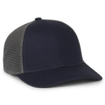 One Size Navy/Charcoal Outdoor Cap FLX672M 