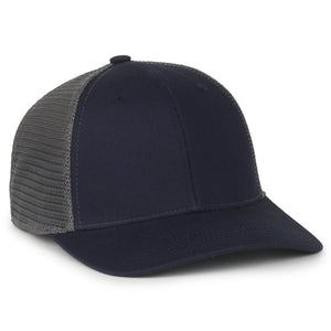 One Size Navy/Charcoal Outdoor Cap FLX672M 