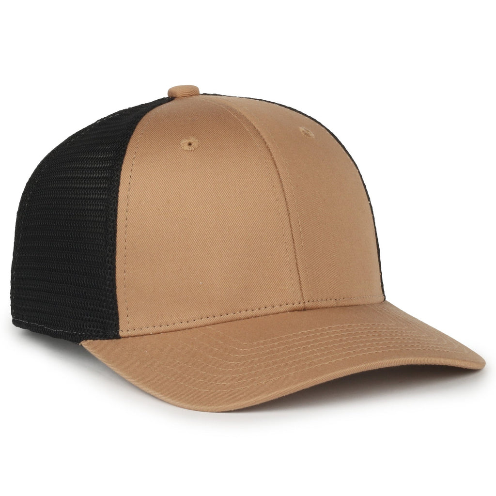One Size Old Gold/Black Outdoor Cap FLX672M 